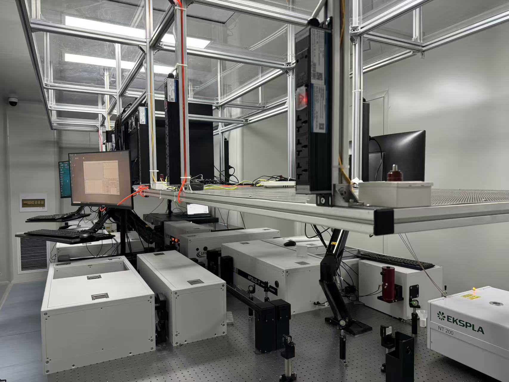 Time-resolved spectroscopy setup